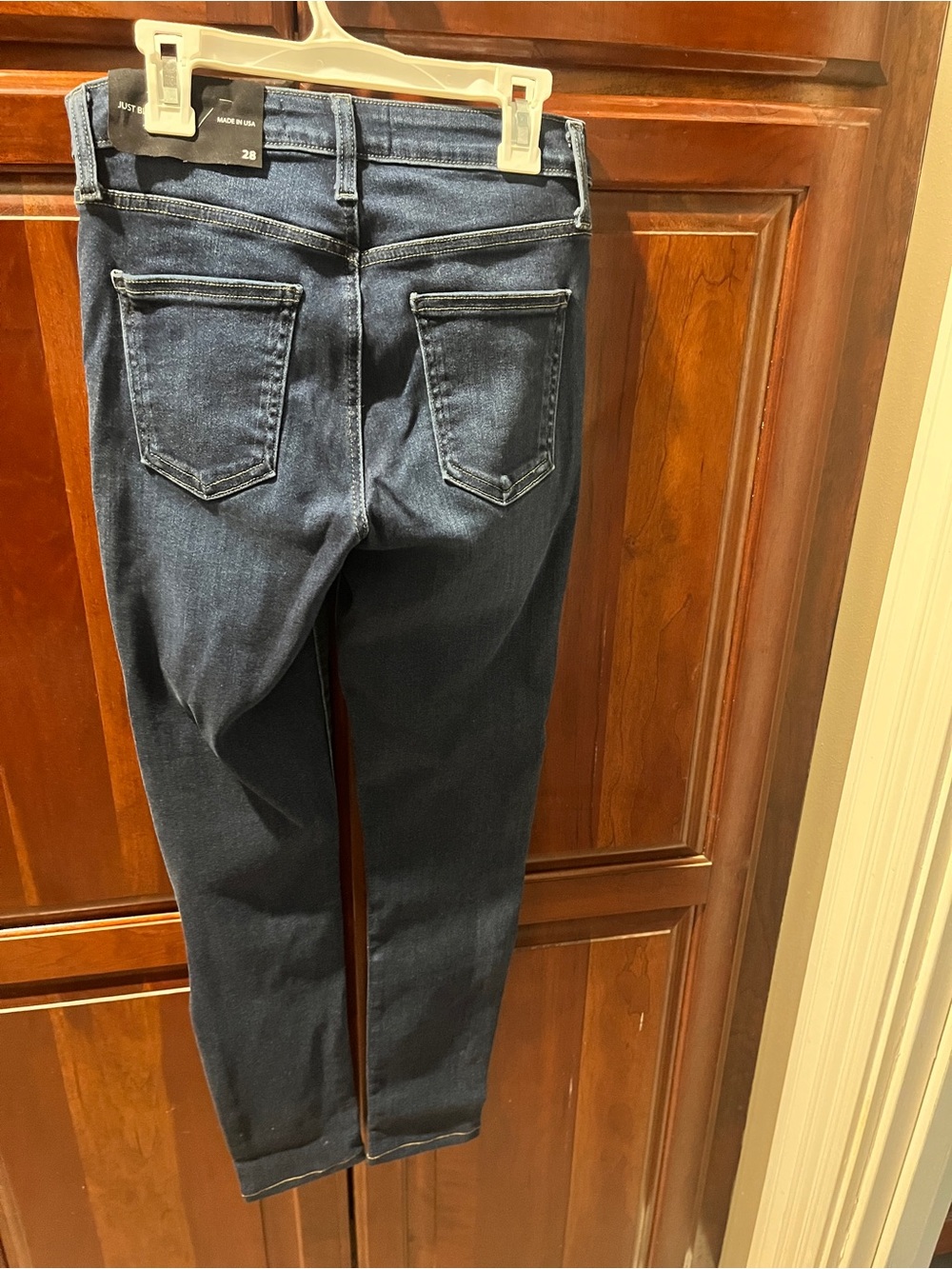 Just Black Dark Indigo High-Waist Skinny Jeans - Picture 3 of 3